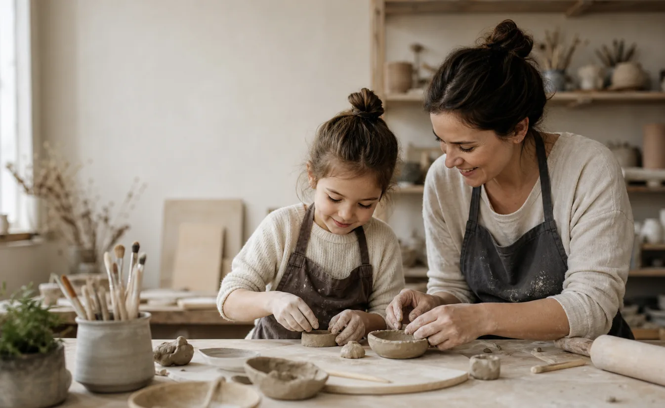 Cours modelage parent-enfant 